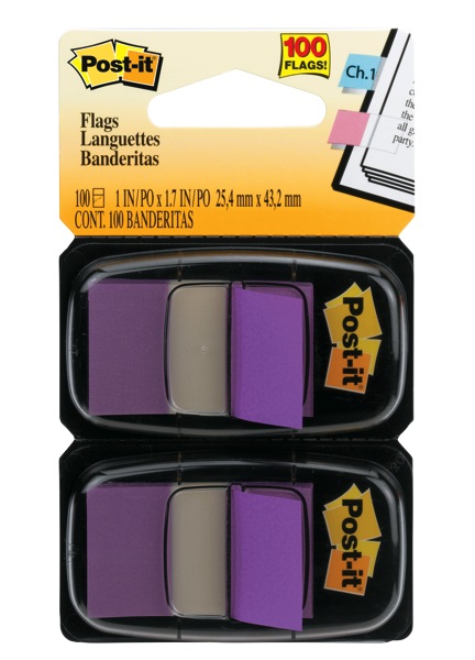 Post-it Flags 680-RD2 25 x 43mm Purple Pack 2