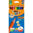 BIC Kids Evolution Coloured Pencils Assorted Colours Pack 12