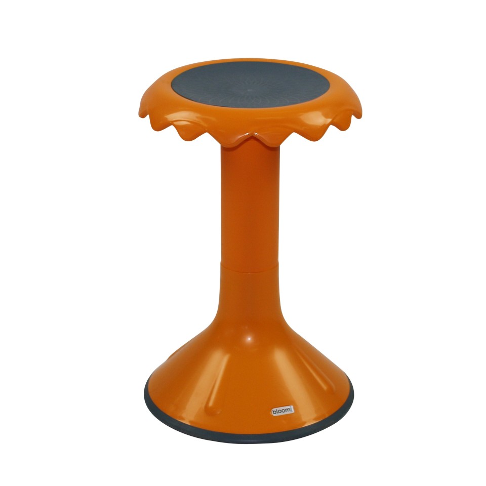 Bloom Stool Concave Base 520mm High Orange