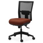 Chair Solutions Team Air Mesh Heavy Duty Chair 3 Lever Cherry Fabric image