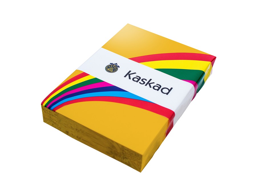 Kaskad Colour Paper 225gsm A3 Oriole Gold Pack 100