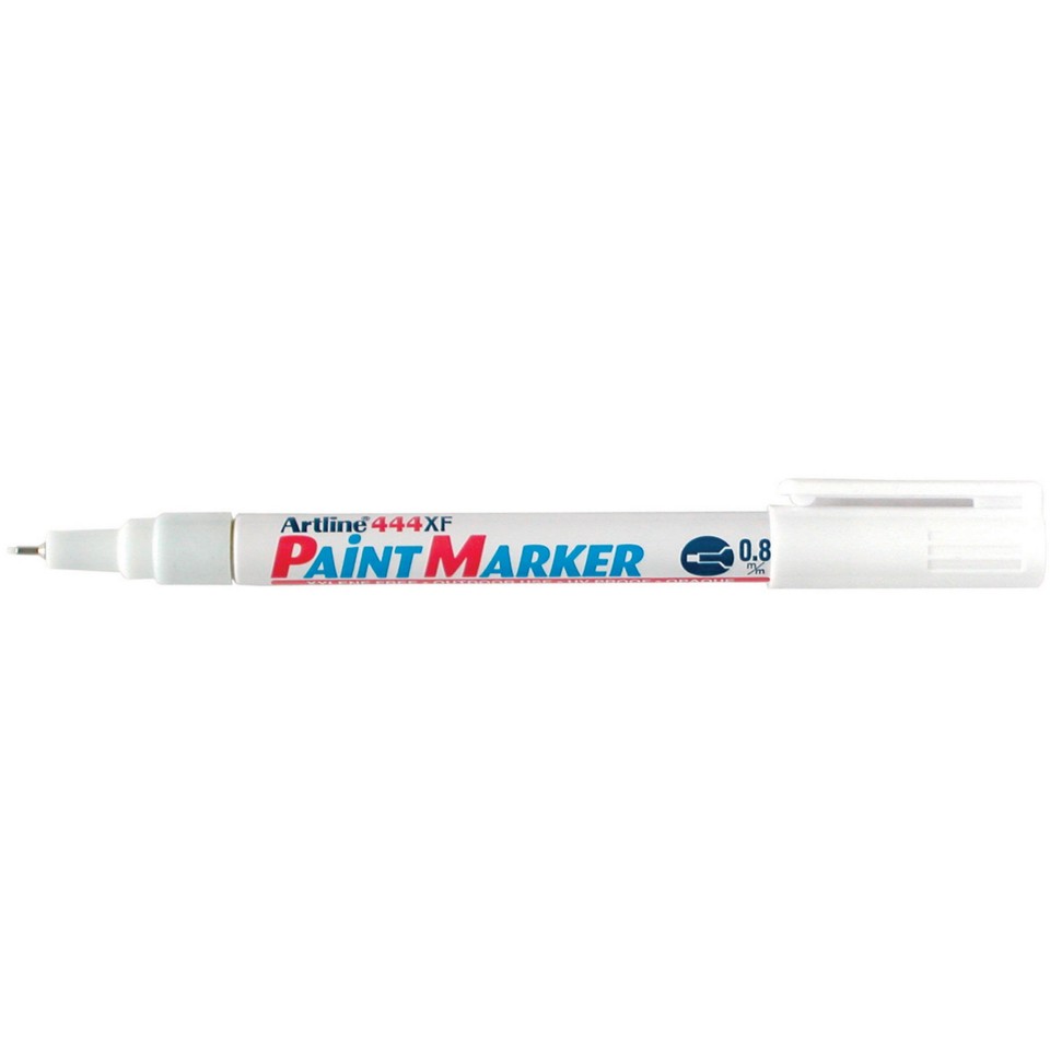 Artline 444 Paint Marker Bullet Tip Extra Fine 0.8mm White