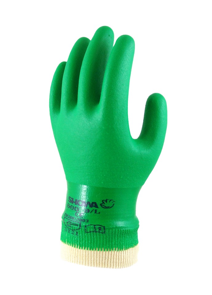 Showa 600 PVC Green Gloves