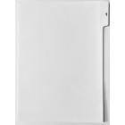 A4 Tab Dividers Printed Tab #1 of 5 White 100 Sets image
