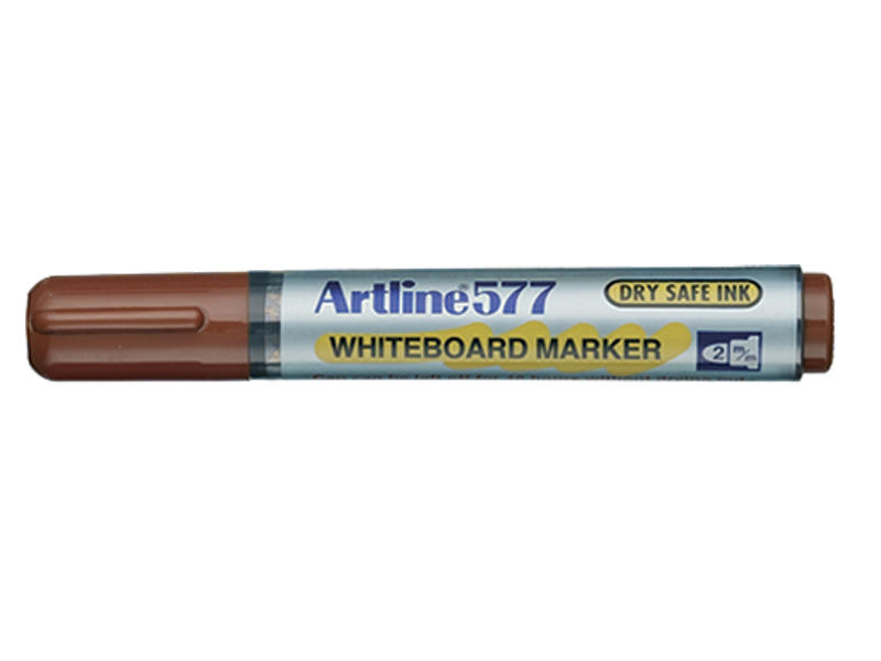 Artline 577 Whiteboard Marker Bullet Tip 2.0mm Brown