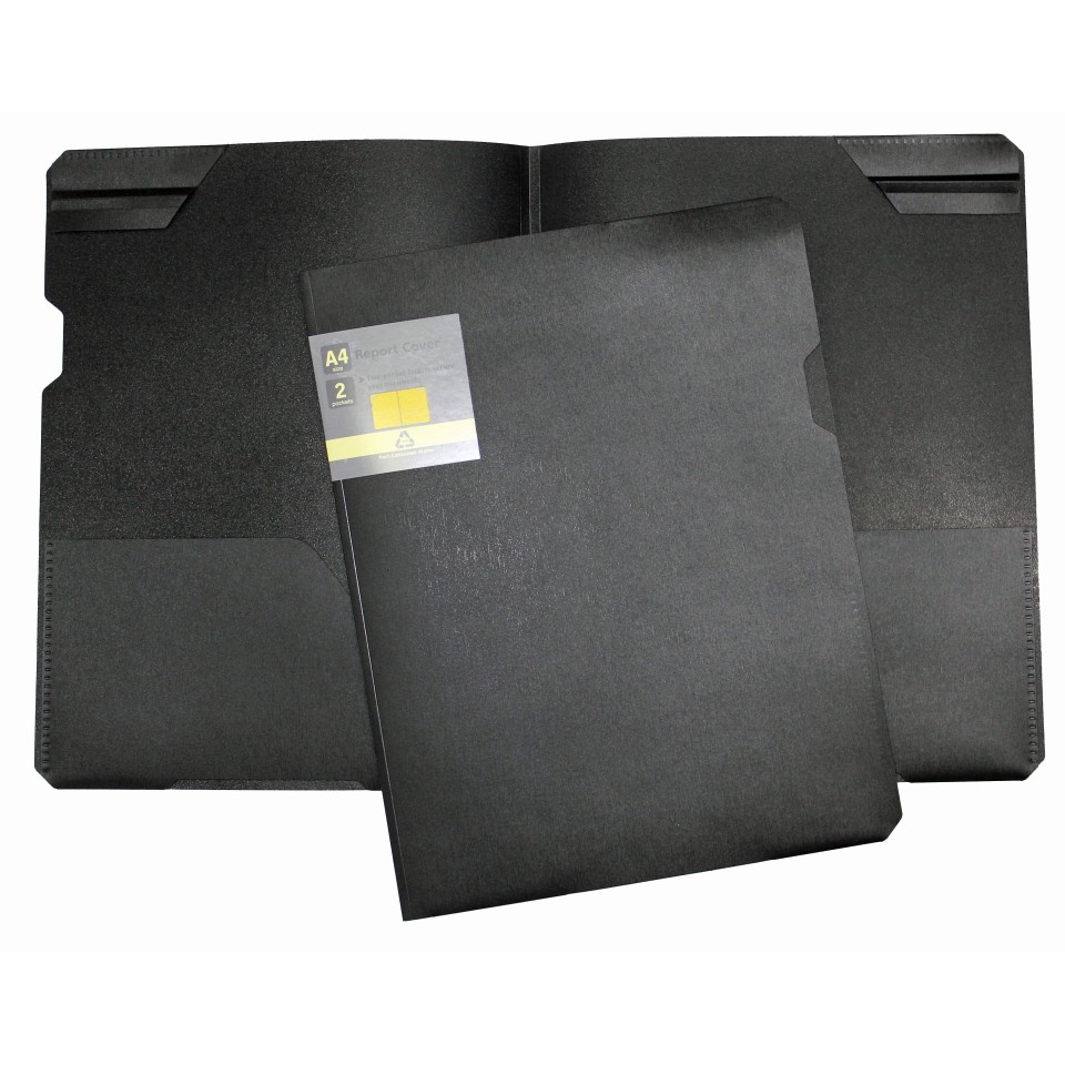 OSC Report Cover Recycled A4 Black