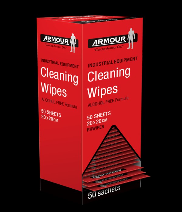 Armour Respiratory Wipes Pack Of 50