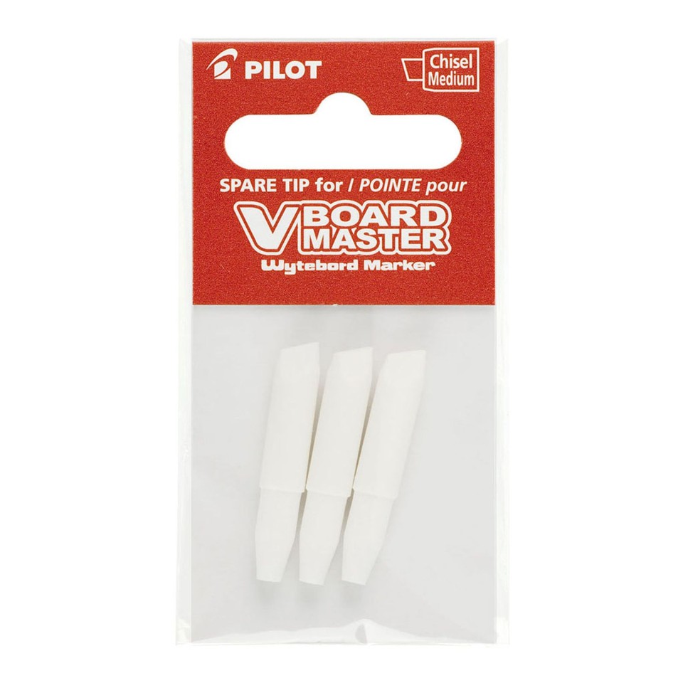 Pilot V Whiteboard Marker Replacement Chisel Tip Pack 3