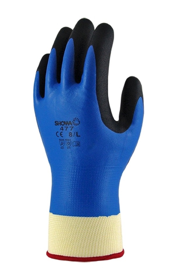 Showa 477 Insulated Nitrile Foam Gloves L