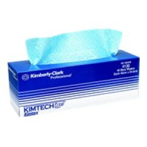 Kimtech Kimtex Pop up Wipers Blue Box of 40