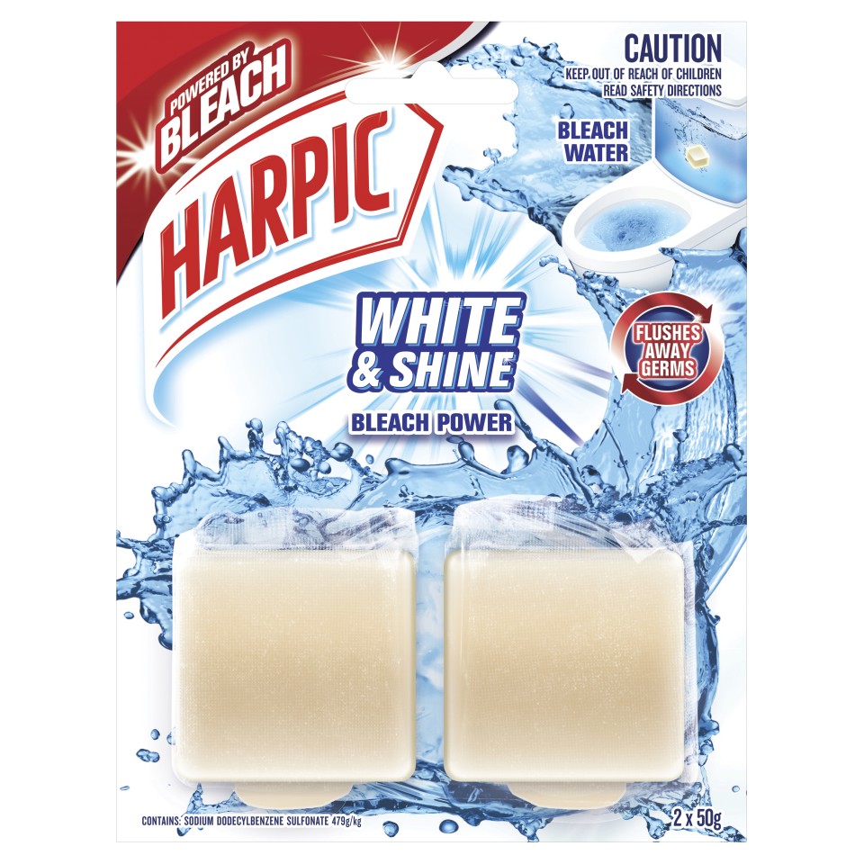 Harpic White & Shine Bleach Power ITC Twins