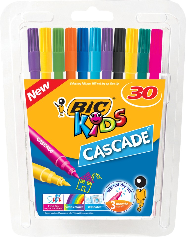 New Bic KIDS Coloring Kit, 48 count, NIB