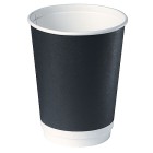 Huhtamaki Paper Hot Cup DW 400ml Black Carton 500 image