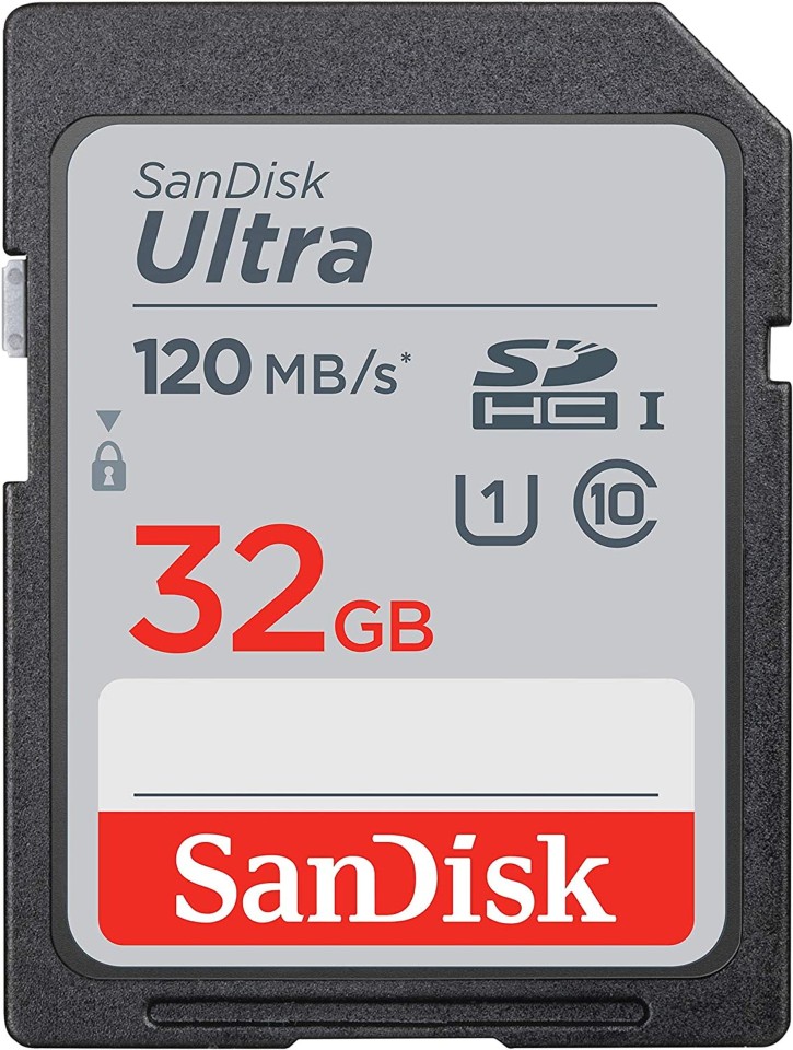 Sandisk Ultra Memory Card SDHC C10 UHS-I 120MBS 4x6 32 GB