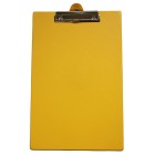 OSC Clipboard PVC Single Foolscap Yellow image