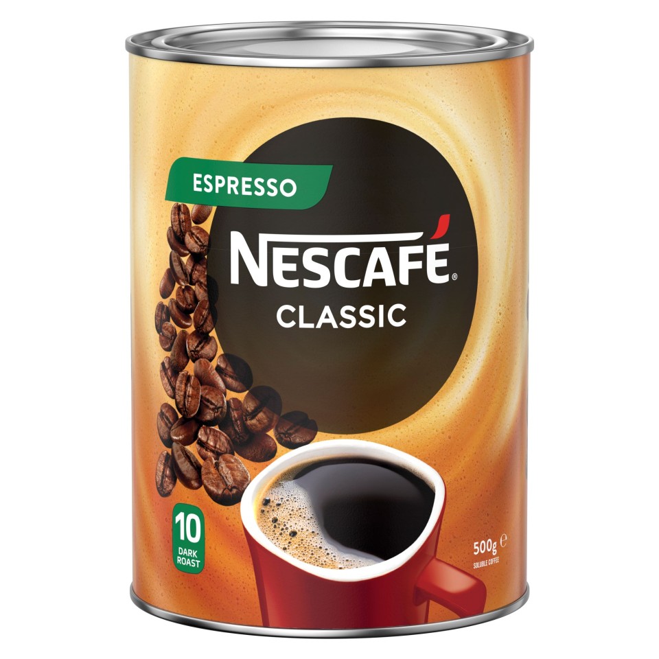 Nescafe Espresso Instant Coffee Tin 500g