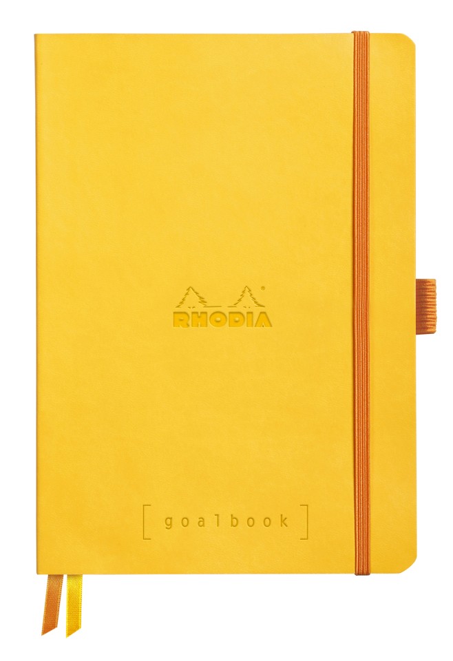 Rhodiarama Goal Book Dotted A5 240 Pages Daffodil