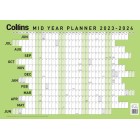 Collins 2023-2024 Wall Planner A2 Laminated image