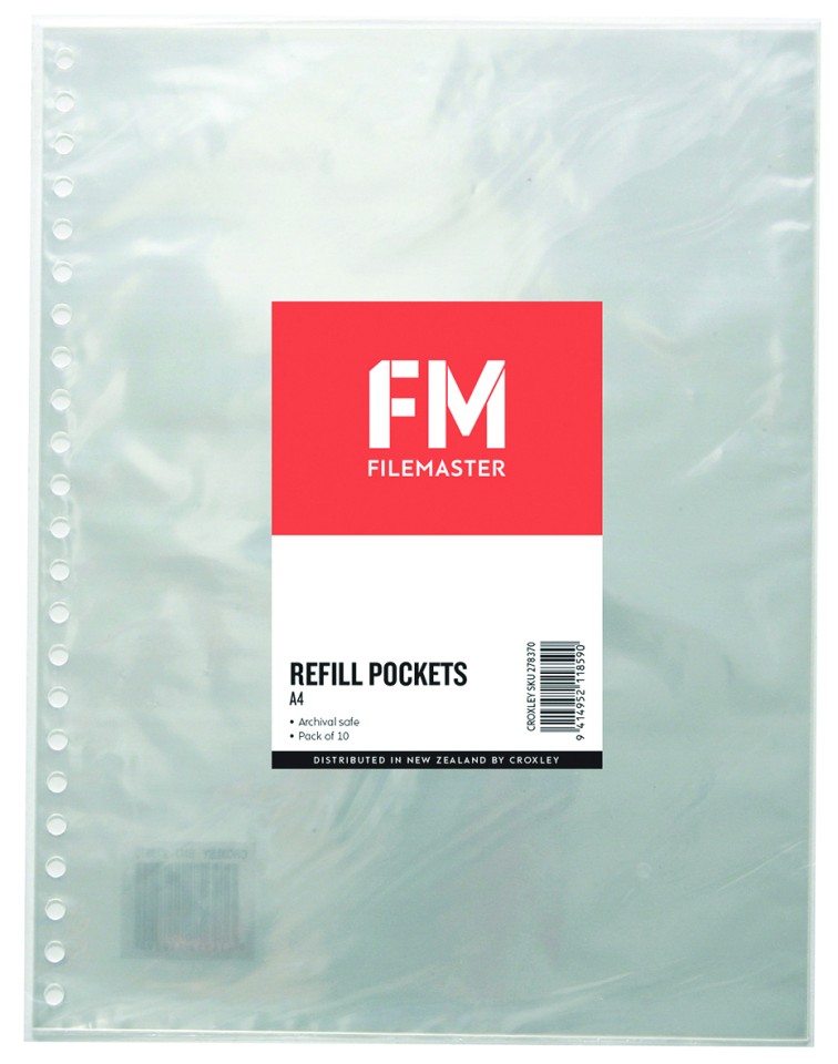 FM Display Book Refills A4 Pack 10