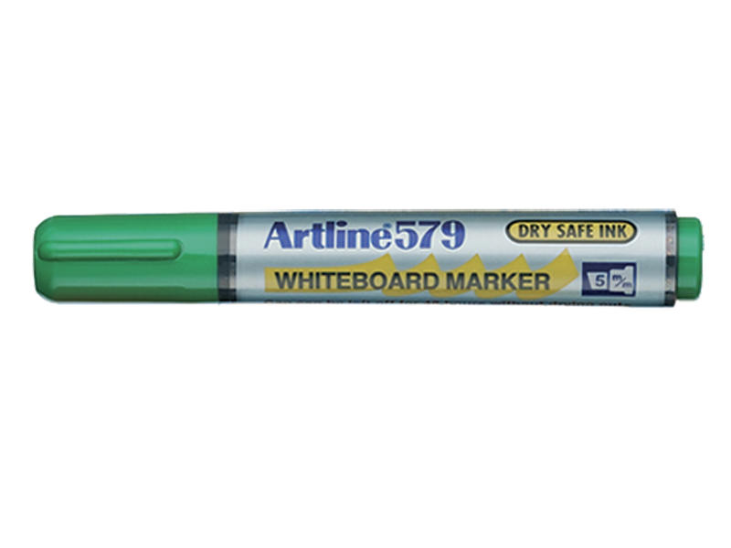 Artline 579 Whiteboard Marker Chisel Tip 2.0-5.0mm Green