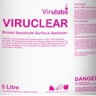 Viruclear Broad Spectrum Surface Sanitiser Applicator Label image