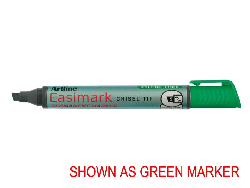 Artline Easimark Permanent Marker Chisel Tip 2.0-5.0mm Blue