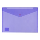 Icon Polyprop Document Wallet A4 Button Closure Purple Each image