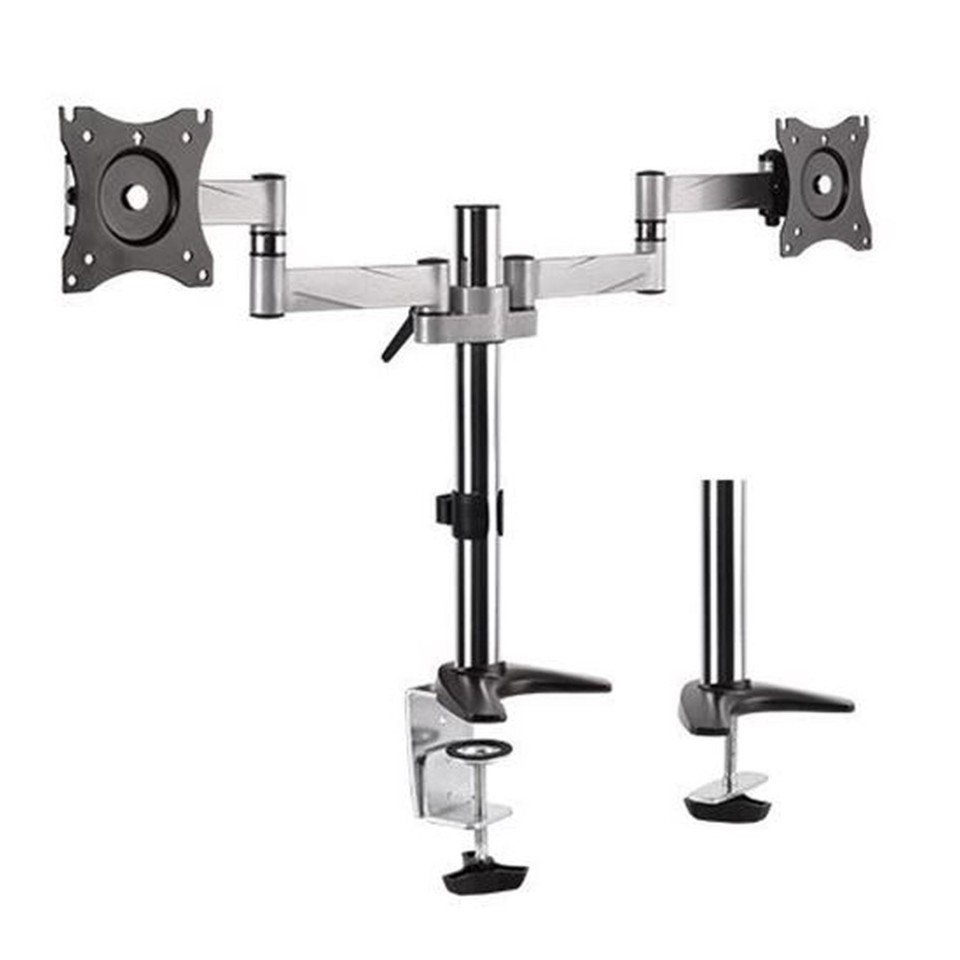 Brateck Monitor Arms Dual Desk Mount 13 Inch - 27 Inch