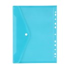 Marbig Binder Document Wallet Button Closure A4 Blue image