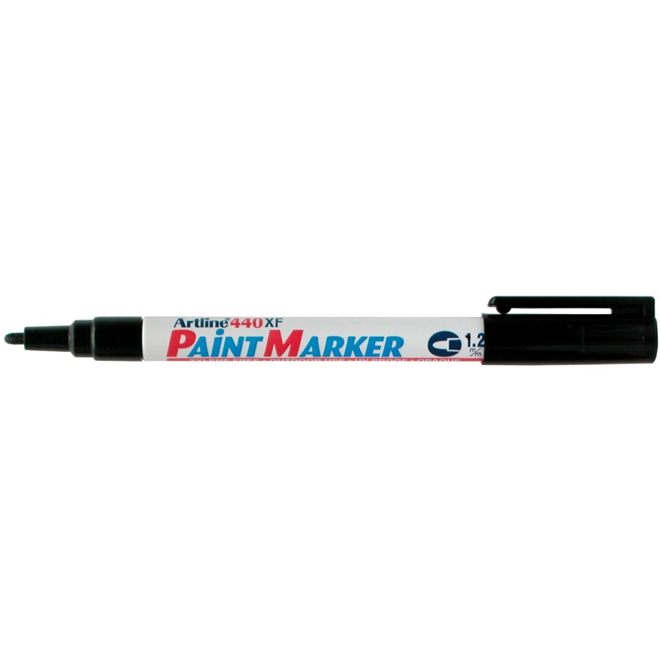 Artline 440 Paint Marker Bullet Tip Fine 1.2mm Black