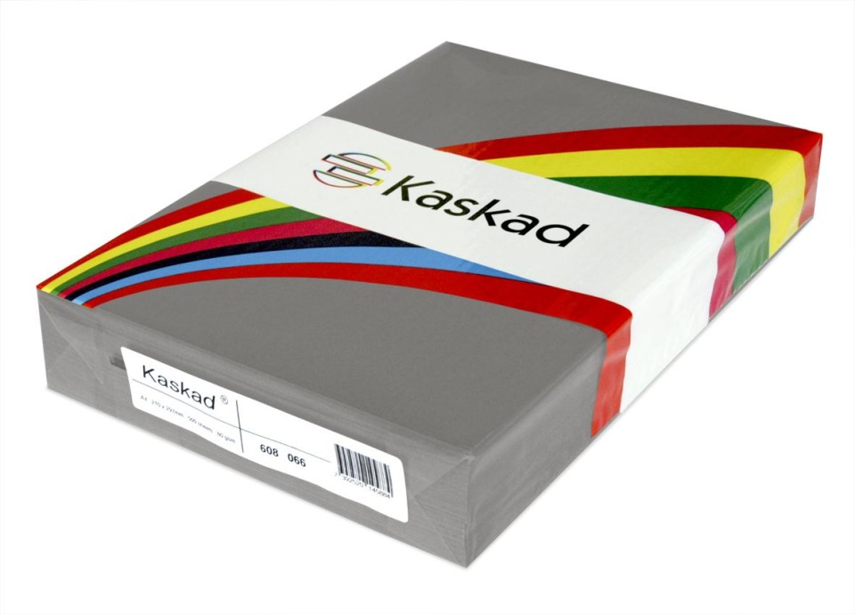 Kaskad Colour Paper 160gsm A4 Owl Grey Pack 250