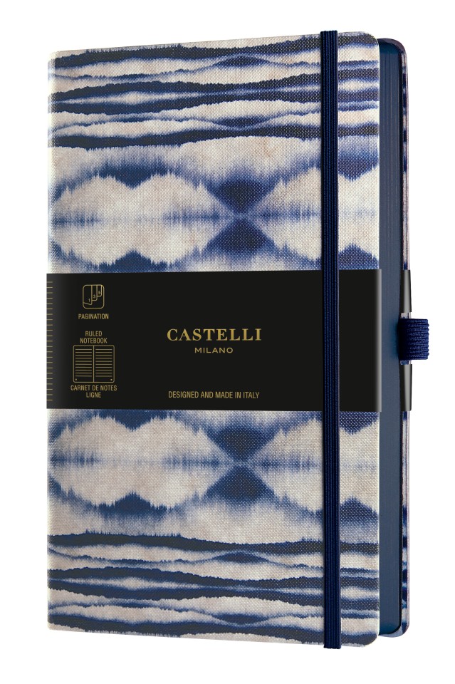 Castelli Notebook Ruled A5 240 Pages Shabori Mist