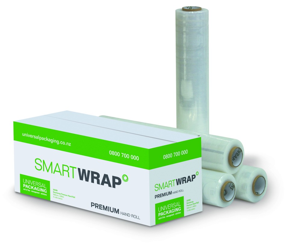 Smartwrap Premium Hand Stretch Wrap Film 500mm X 400m 12mu