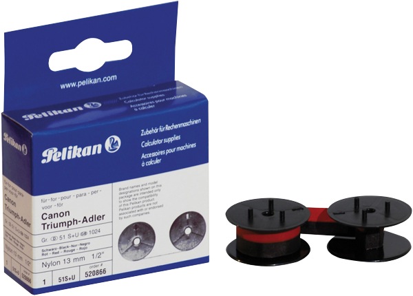 Pelikan Ribbon Cartridge 520866 Black/Red