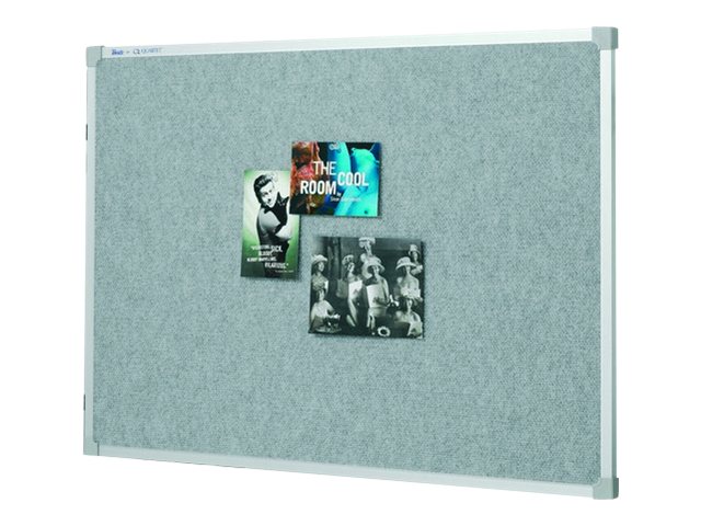 Quartet Penrite Pinboard Grey Aluminium Frame 600 x 900mm