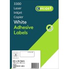 Celcast Labels 64x24.3mm 33 Per Sheet 3300 Labels 48033 image