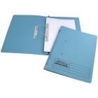 Jiffex File Spiral Spring Foolscap With Clip Blue image