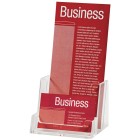 Esselte Brochure Holder with Business Card Holder DL Clear image