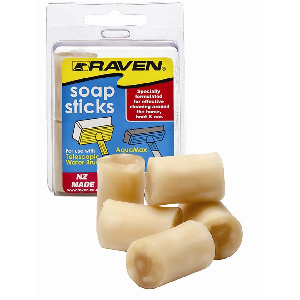 Soap Sticks Raven 5 Per Packet