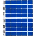 Filecorp C-Ezi Lateral File Labels Colour Flash 24mm Blue Sheet 40 image