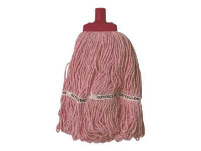 Oates Duraclean Hospital Launder Mop Head 350g Red