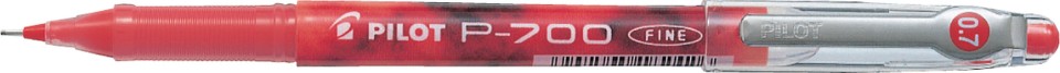 Pilot P700 Rollerball Pen Gel Ink Fine 0.7mm Red