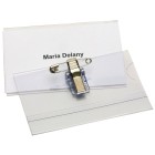 Name Badge Holder With Pin And Clip Box 50 image
