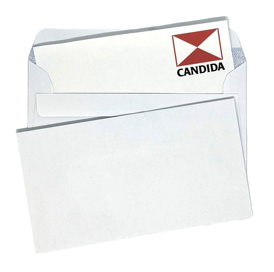 Candida Banker Envelope Self Seal 1112 9S 92mm x 165mm White Box 500