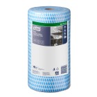 Tork Cleaning Cloth Heavy Duty Colour Coded Roll 297402 90 Cloths Blue image