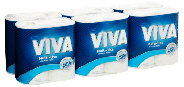 Kleenex VIVA Multi-Use Cleaning Towel 44301 22.5cm x 21cm White 120 Sheets per Pack Carton of 6