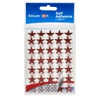 Quikstik Stickers Red Star 15mm Pack 135 image