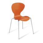 Eden Echo Orange Cafe Chair image