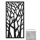 Acoustic Hanging Carved Panel 1200Wx2400Hmm Design 1 Dark Silvery Grey image