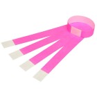 Rexel Wristbands Fluorescent Pink Pack 100 image